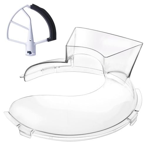 6 Quart Tilt-Head Stand Mixer Pouring Shield and Flex Beater Set
