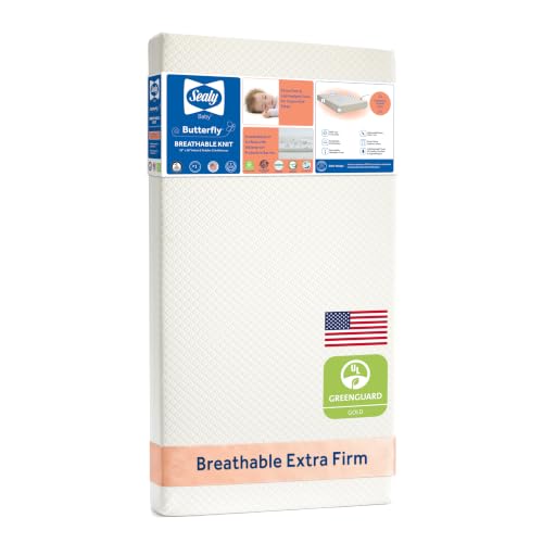 Dual-Stage Infant & Toddler Crib Mattress - Waterproof Foam (52x28)