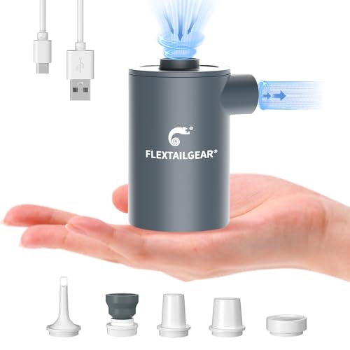 Portable Air Pump with 3600mAh Battery - Quick Inflate & Deflate