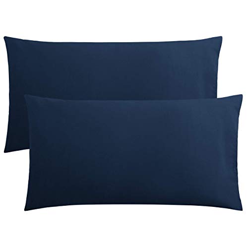 FLXXIE Soft Microfiber King Pillow Cases 2-Pack - Envelope Closure Covers