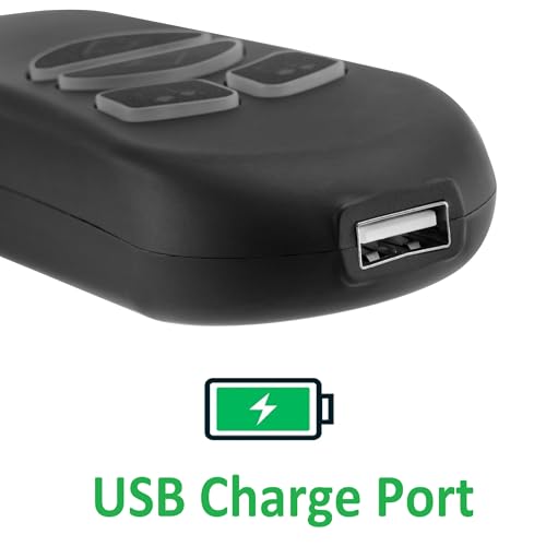 4-Button Power Recliner Remote Control with USB Port, 5-Pin Connector
