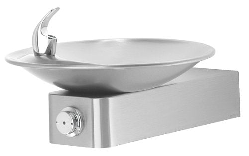 Wall-Mounted Stainless Steel Barrier-Free Drinking Fountain, Satin Finish