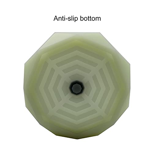 Geometric Silicone Ashtray, Glow in the Dark Unbreakable Bowl Cleaner