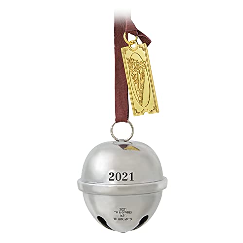 The Polar Express 2021 Silver Sleigh Bell Christmas Tree Ornament