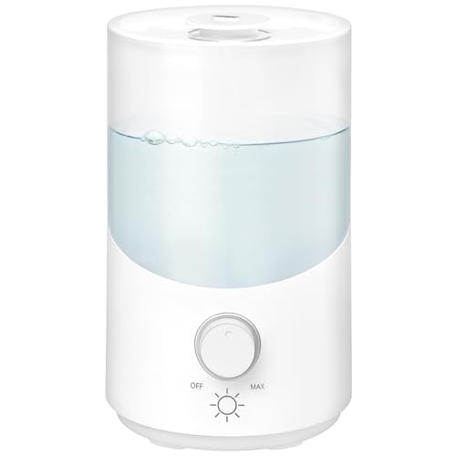 3L Cool Mist Ultrasonic Humidifier with Top Fill and Knob Control