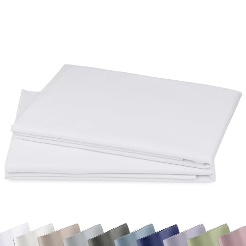 1000 Thread Count King Pillowcases, 100% Cotton Sateen Set of 2