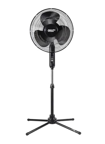Comfort Zone 16-Inch Electric Oscillating Pedestal Stand Fan