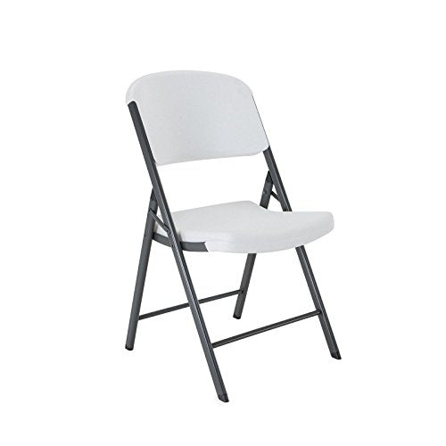 Lifetime 42804 Commercial Folding Chair 4 Pack - White Granite | Heavy-Duty, Indoor & Outdoor