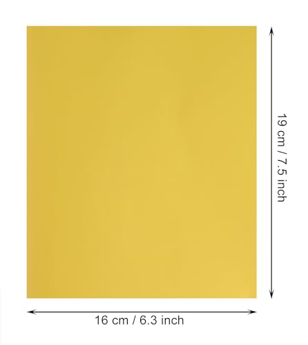 Penta Angel Gold 50pcs Candy Bar Wrappers; Foil Backing for Chocolate Bars, 16x19 cm