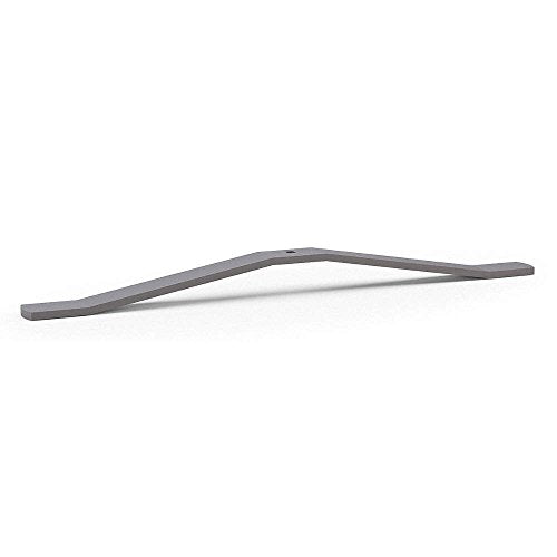 T-Base Stabilizing Foot for Office Partition Panels, Light Gray