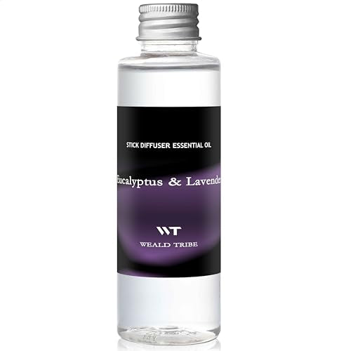 Eucalyptus & Lavender Reed Diffuser Set - 120ml Long-Lasting Fragrance Oil