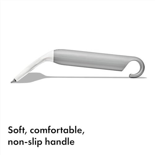 10-Inch Silicone Shower Squeegee with Storage Hook for Glass and Mirrors
