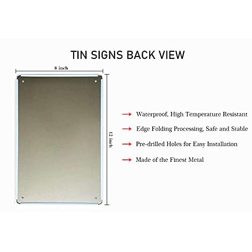 ICRAEZY Have Yourself a Merry Little Christmas Metal Tin Sign Funny Christmas Signs Santa Wall Decor for Home Cafe Bar 8x12 Inch