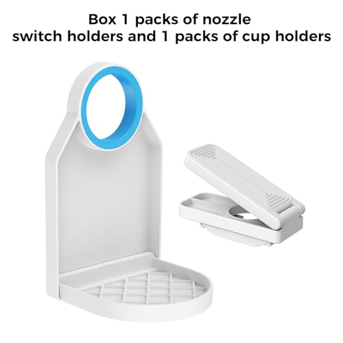 Laundry Detergent Dispenser Cup Holder with Nozzle Switch - Mess-Free Storage
