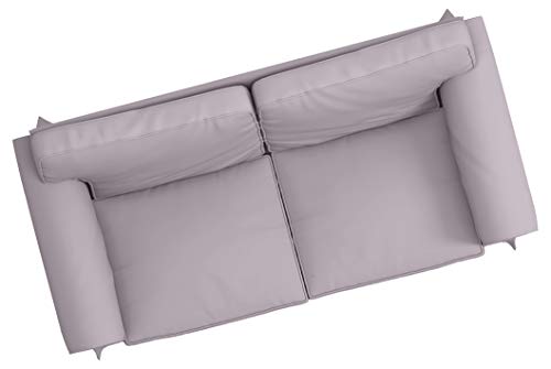 Ektorp Loveseat Cover - Heavy Duty Cotton Slipcover in Light Gray