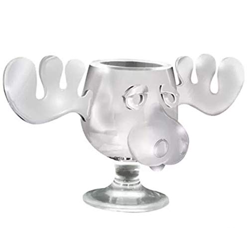 National Lampoon’s Christmas Vacation Griswold Moose Mugs – Holiday Drinkware Set, Movie Collectible Cups, Gag Gift, White Elephant for Adults Kids and Family -2-Pack 4.5 oz acrylic