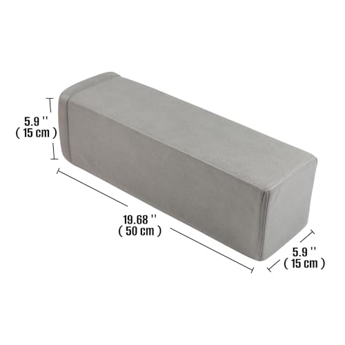 2 Pack Faux Leather Arm Rest Pillows - Waterproof & Washable