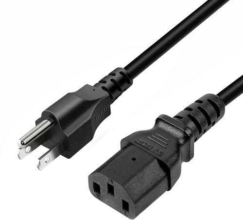 3-Prong Replacement Power Cord for Electric Pressure Cookers - 5 Foot Cable