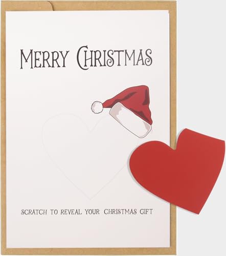 CJ&M Personalised Christmas Scratch Card Reveal – Interactive Gift Card