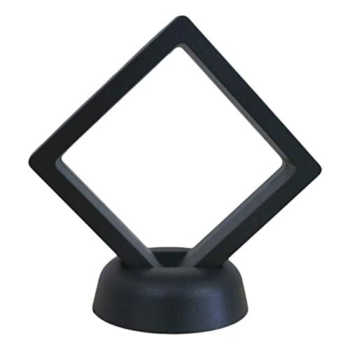 3D Floating Display Case for Challenge Coins, Medals and Collectibles - Black