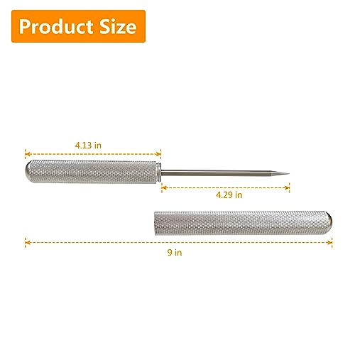 Svaitend Silver Aluminium Ice Pick - Kitchen & Bar Ice Crusher & Tea Tool