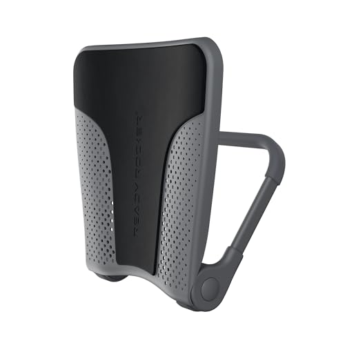 Portable Ergonomic Back Rocker & Lumbar Support for Chairs - Slate