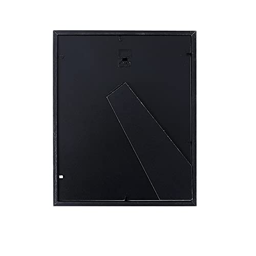 4x6 Shadow Box Frame with Glass, Black Wooden Display Case for Keepsakes