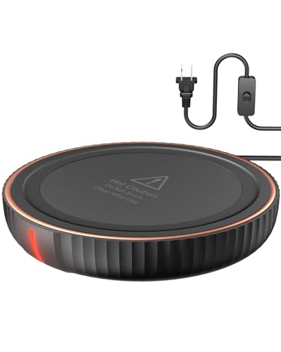 Electric Mug Warmer & Candle Warmer Plate for Desk - Coffee Cup Heater