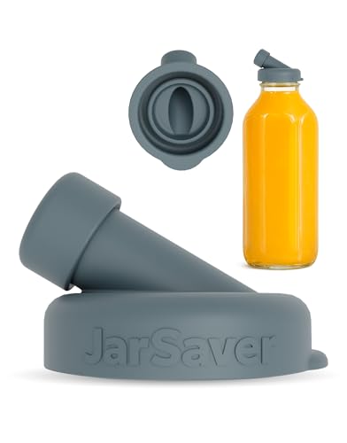 Gray Silicone Pour Spouts 48mm for Milk Bottles - Leakproof, Reusable, BPA-Free - Pack of 2