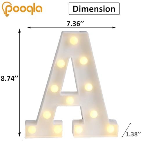 LED Marquee Light Up Letter Sign for Home, Party & Wedding Decor