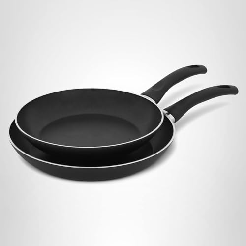 Henckels Everlift 2-Piece Nonstick Frying Pan Set, 10-inch and 12-inch frying pan, Made in Italy,durable 3-layer coating,lightweight aluminum from recycled materials,Oven safe to 400°F,Dishwasher safe