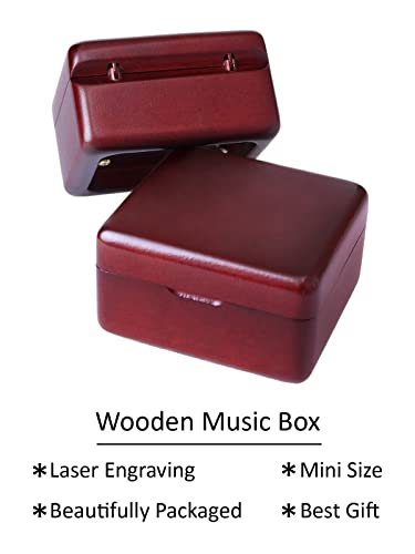 Vintage Wood Carved Music Box - Toreador Tune Hand-Cranked Musical Gift