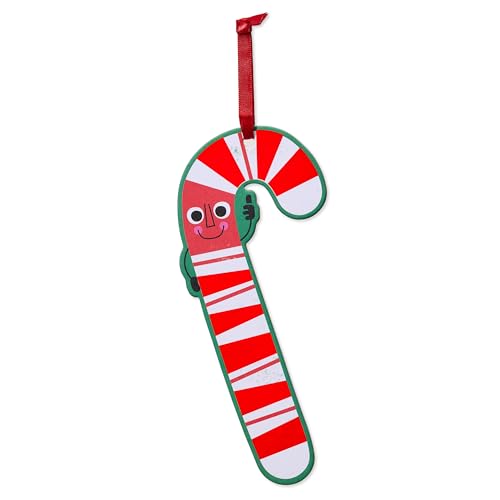 Christmas Card with Ornament Keepsake – Designed by Kate Smith, Candy Cane Variation