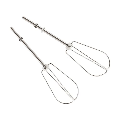 Stainless Steel Replacement Beaters for Hand Mixers, Durable Mixer Attachments