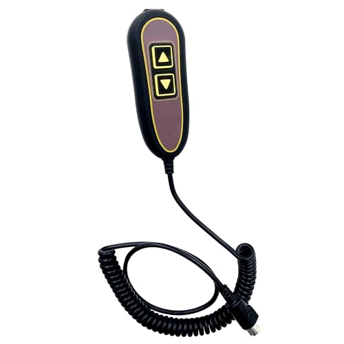 2-Button 5-Pin Lift Chair Remote Control with USB Port and Backlight
