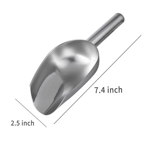WHTCHSU Silver Candy Buffet Ice Tongs & Scoops Set - Food & Drink Accessories