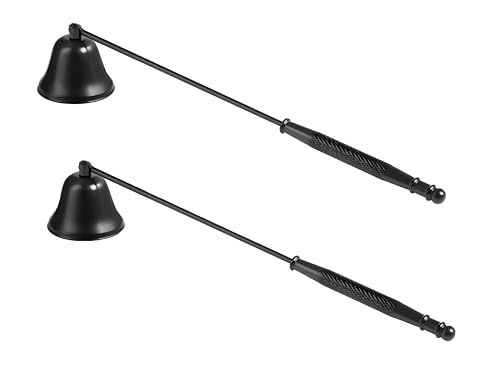2-Piece Candle Snuffer Set with Long Handle for Safe Use