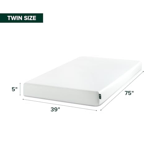 Zinus 5 Inch Green Tea Memory Foam Twin Mattress - Medium Firm
