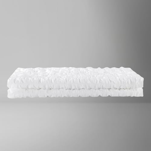 Seersucker Duvet Cover for 48x72 Weighted Blankets with Zipper
