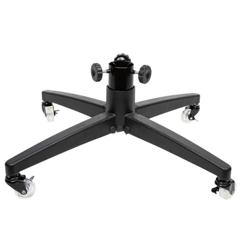 Rolling Heavy-Duty Christmas Tree Stand with Lockable Wheels for 9ft Trees