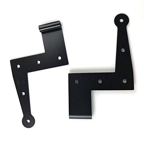 Heavy Duty Stainless Steel L-H Hinges 1.5-inch Offset for Shutters