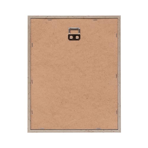 8x10 Shadow Box Display Case with Linen Backing and Magnetic Door - Champagne