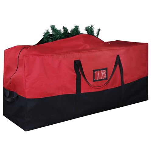 Rolling Christmas Tree Storage Bag for 7.5 Ft Trees 600D Oxford