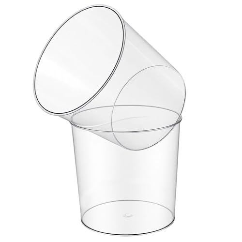 16 Pack Clear Plastic Ice Buckets - Large 6L Beverage Chillers for Party, Wedding & Bar