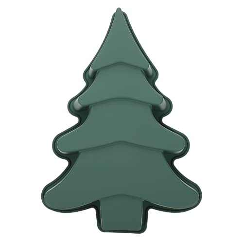 Operitacx Christmas Tree Cake Mold – Non-Stick Silicone Pan for Holiday Baking