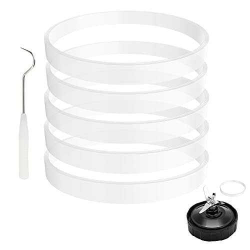 3.94-inch Replacement Blender Gaskets - Food Grade Rubber Seal Ring, 5 Pack
