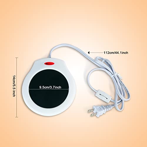 Aroma Diffuser Electric Mug Warmer for Coffee Tea Cocoa & Candles - White
