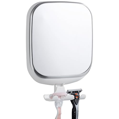 TAILI Shower Mirror Fogless for Shaving,Fogless with Tray