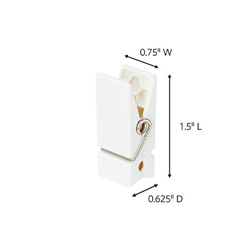 Adhesive Spring Clips for Damage-Free Wall Hanging - 8 Pack