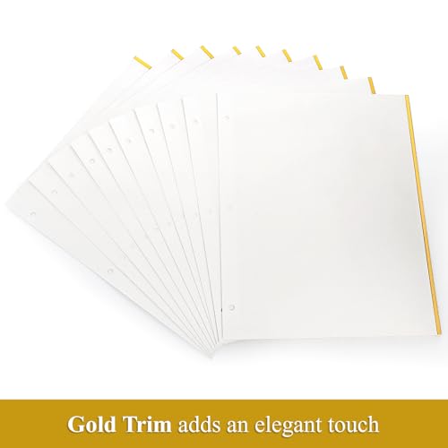 100 Sheet Self-Adhesive Photo Album Refill Pages for 3-Ring Binders, 11x9"